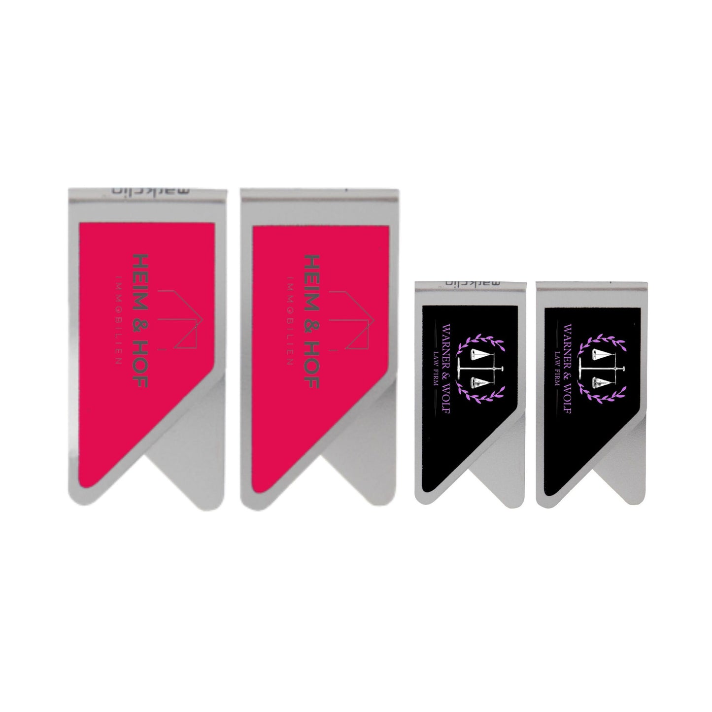 Marinus - Büroklammer Wingclip beidseitig bedruckt - - Marinus Werbemittel