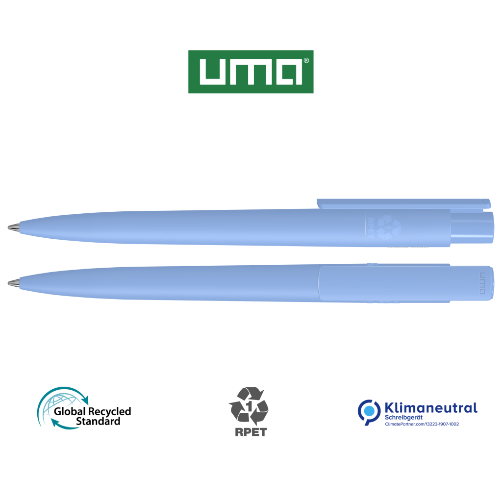 uma - RECYCLED PET PEN PRO F ocean - Kugelschreiber - Marinus Werbemittel