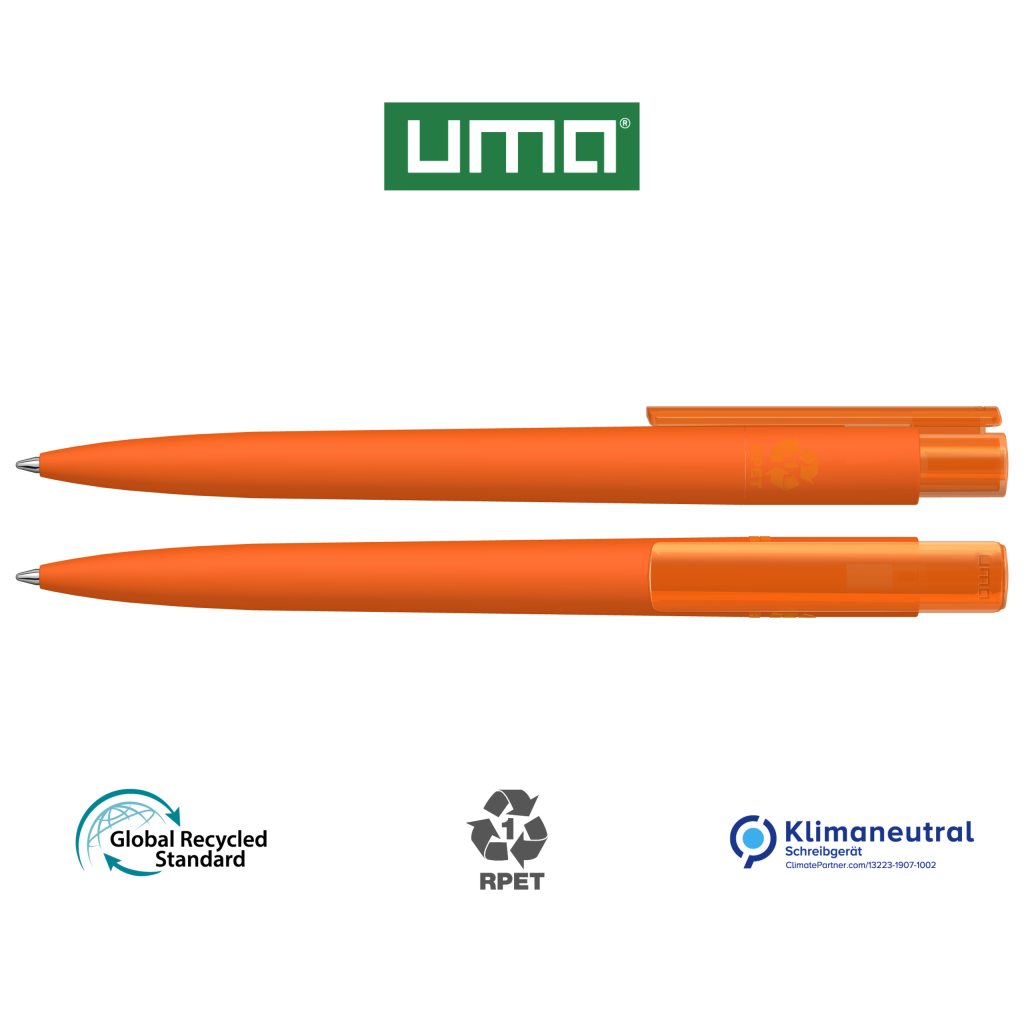 uma - RECYCLED PET PEN PRO K transparent GUM - Kugelschreiber - Marinus Werbemittel